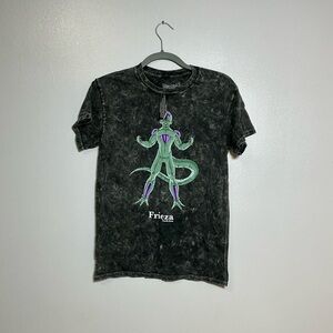 Black Graphic T-Shirt with Frieza Design